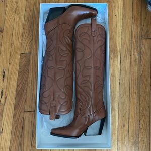 Stella McCartney Cowboy Cloudy Knee High Boots Women’s 39.5 Suitable For Vegans